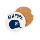 New York Yankees Car Coaster Set, 2pc