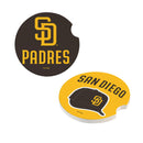 San Diego Padres Car Coaster Set, 2pc