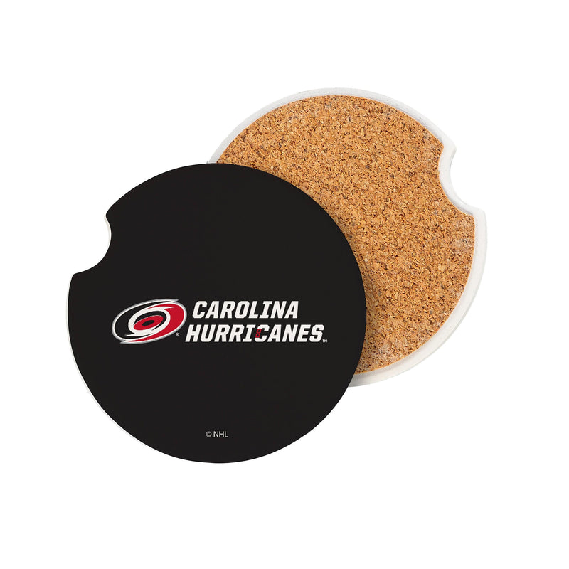 Carolina Hurricanes Car Coaster Set, 2pc