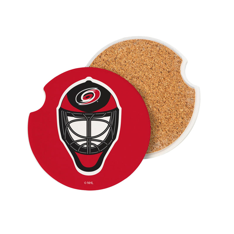 Carolina Hurricanes Car Coaster Set, 2pc