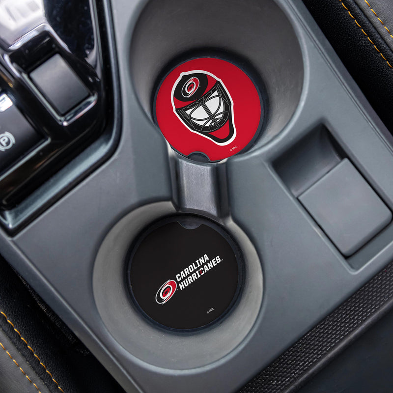 Carolina Hurricanes Car Coaster Set, 2pc