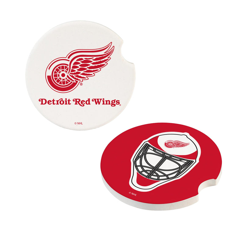 Detroit Red Wings Car Coaster Set, 2pc