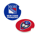 New York Rangers Car Coaster Set, 2pc
