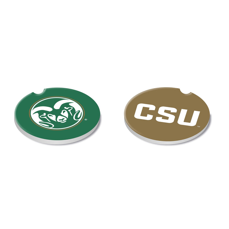 Colorado State University Car Coaster Set, 2pc