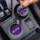 Kansas State University Car Coaster Set, 2pc