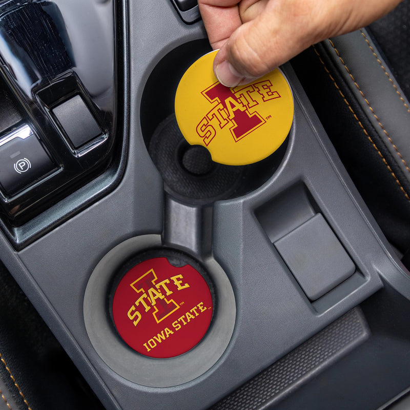Iowa State University Car Coaster Set, 2pc