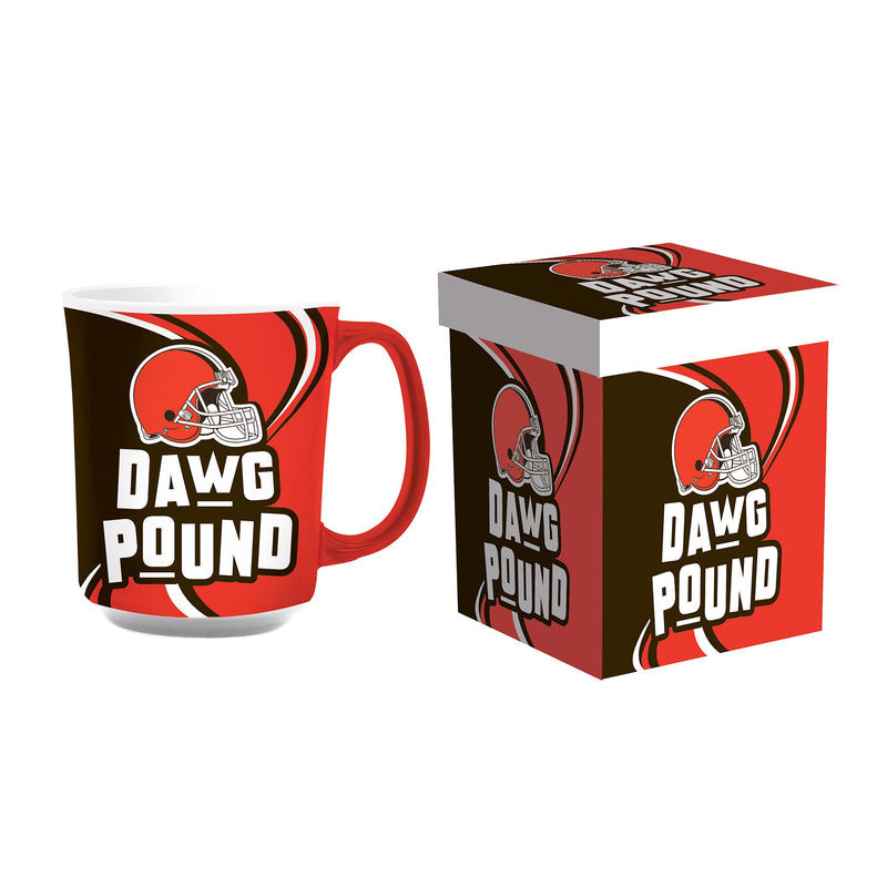 Cleveland Browns, 14oz Ceramic Cup of Awesome with Matching Box