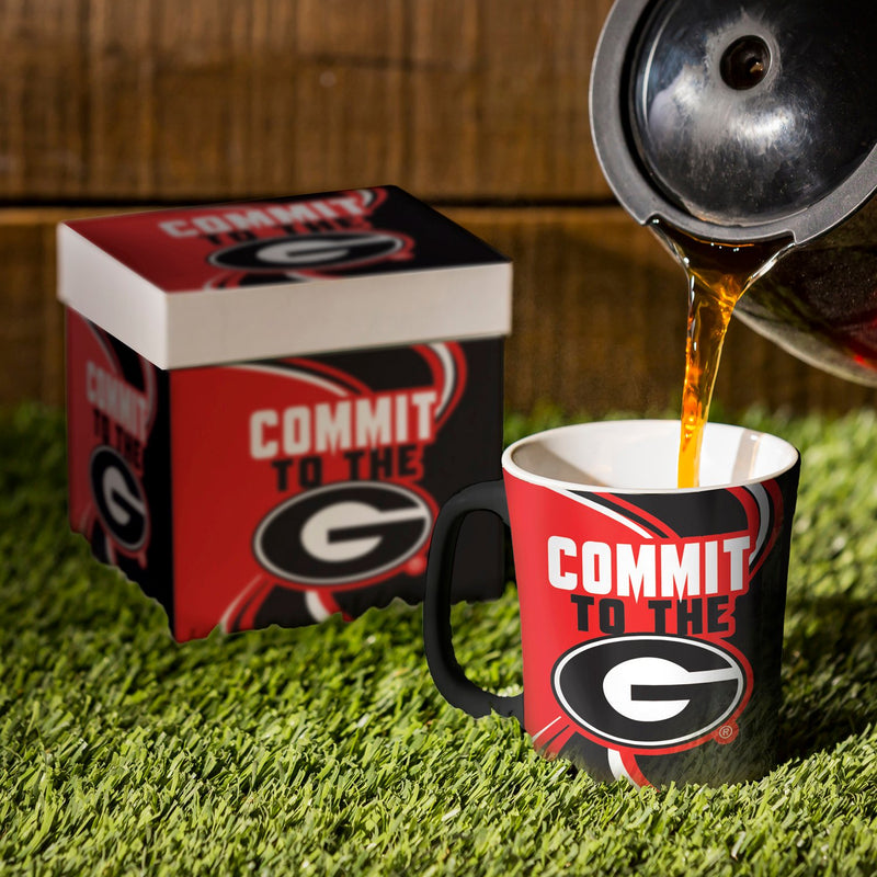 University of Georgia, 14oz Ceramic Cup of Awesome with Matching Box