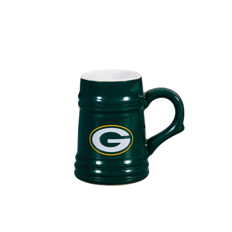 Green Bay Packers Ceramic Mini Stein, 3oz, set of 2