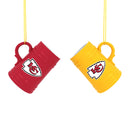 Kansas City Chiefs Ceramic Mini Stein, 3oz, set of 2