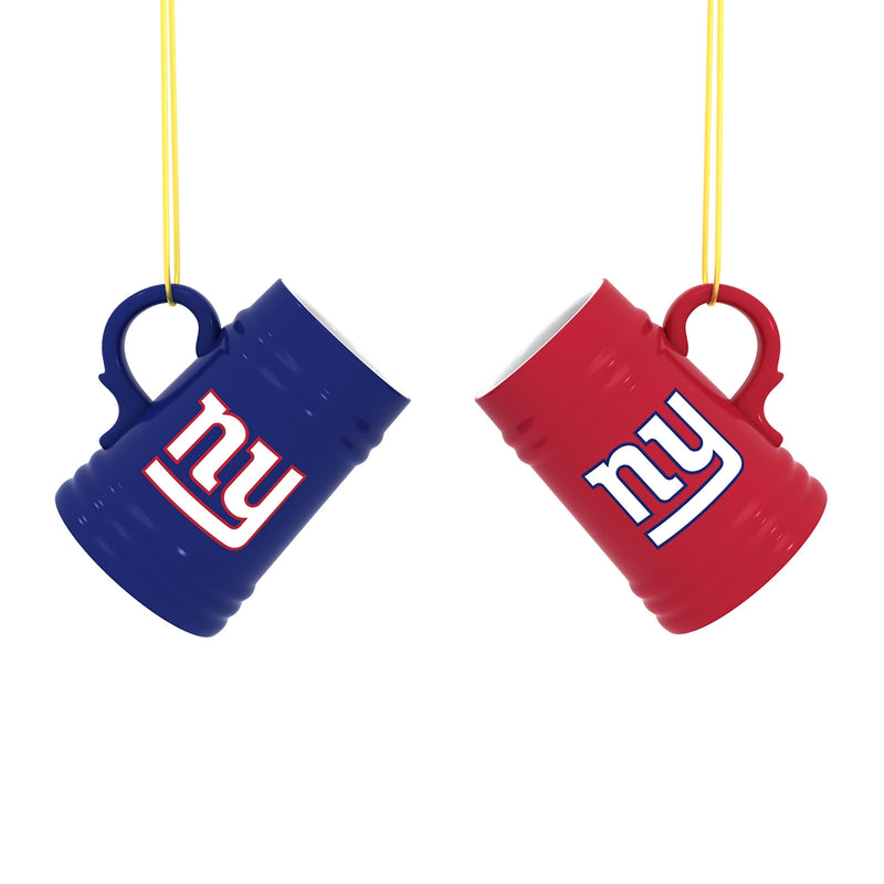 New York Giants Ceramic Mini Stein, 3oz, set of 2