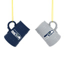 Seattle Seahawks Ceramic Mini Stein, 3oz, set of 2