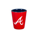 Atlanta Braves 4-Piece Ceramic 2oz. Cup Set