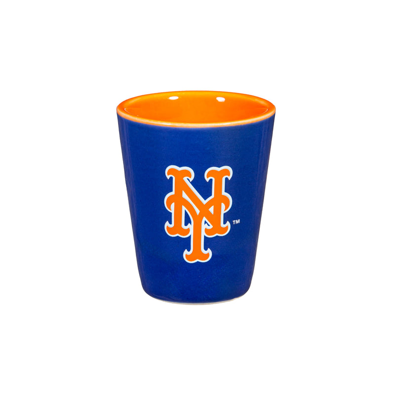 New York Mets 4-Piece Ceramic 2oz. Cup Set