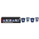 New York Yankees 4-Piece Ceramic 2oz. Cup Set