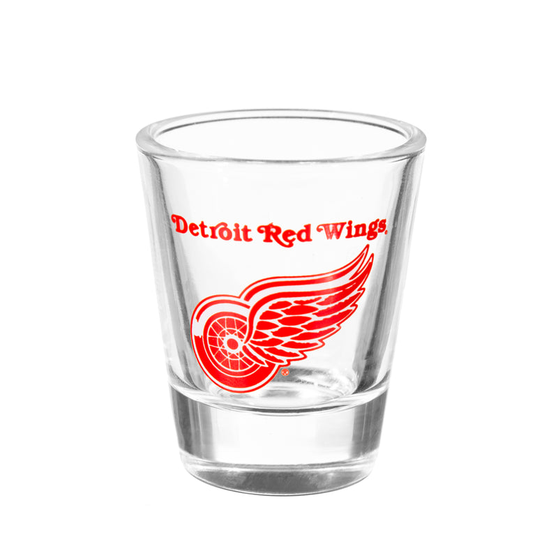 Detroit Red Wings 4-Piece Ceramic and Glass 2oz. Cup Set