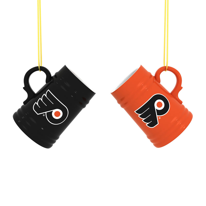 Philadelphia Flyers Ceramic Mini Stein, 3oz, set of 2
