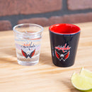 Washington Capitals 4-Piece Ceramic and Glass 2oz. Cup Set