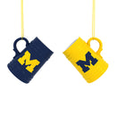 University Of Michigan Ceramic Mini Stein, 3oz, set of 2