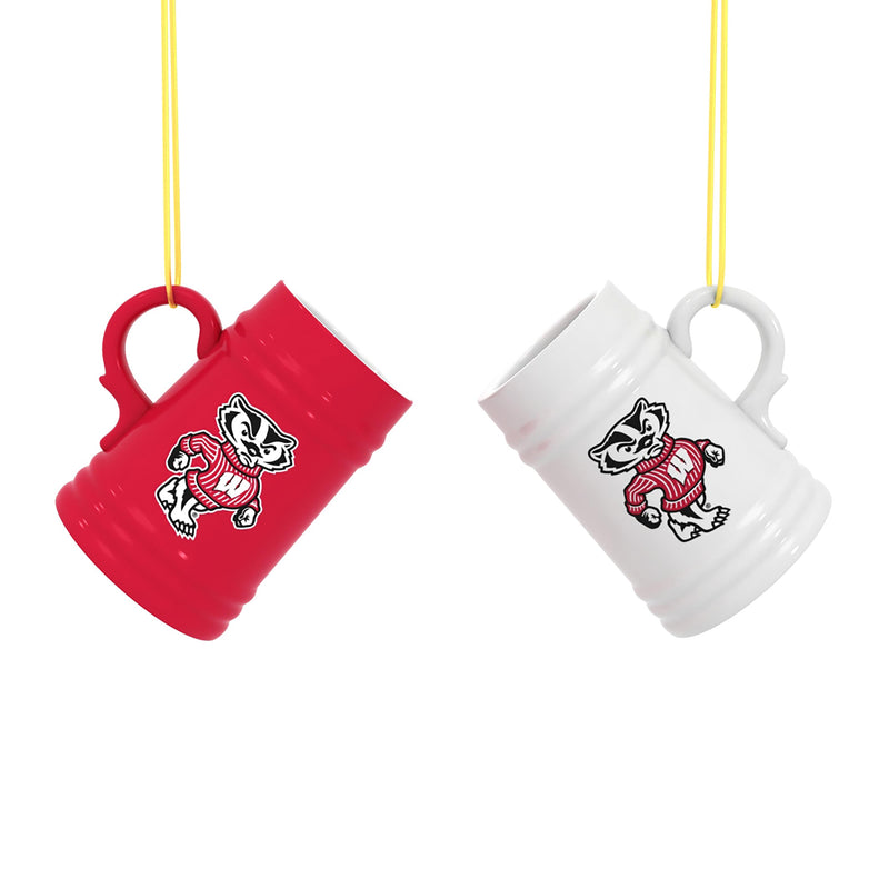 University of Wisconsin-Madison Ceramic Mini Stein, 3oz, set of 2