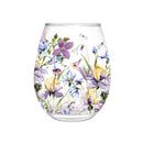Golden Lilac Stemless Glass, 17oz, Gift Box