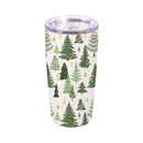 Shades of Green Tumbler Stainless-Steel, Forest Trees, 20oz, Gift Box