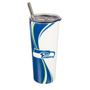 Stainless Steel Tumbler, 20oz, Seattle Seahawks