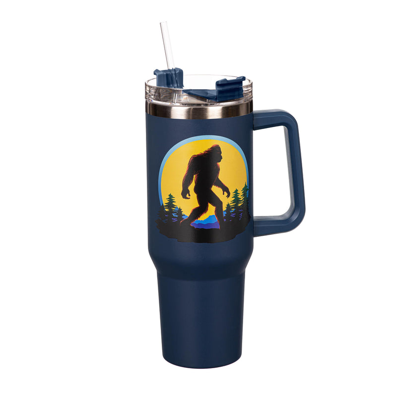 Bigfoot Canyon Cup, Double Wall Stainless Steel w/ Straw, 40oz, Gift Box
