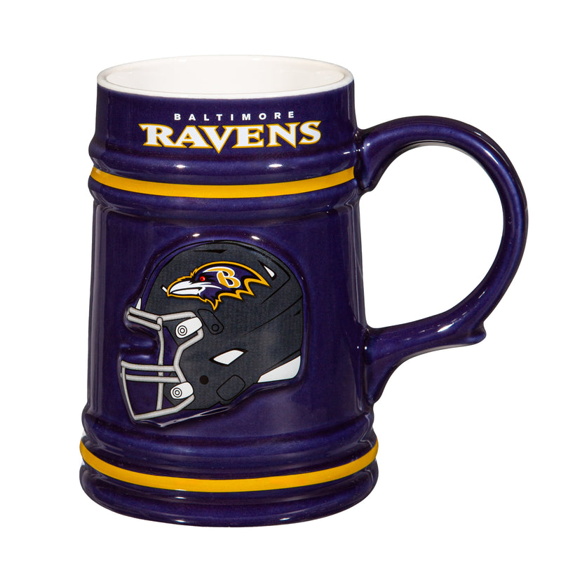Baltimore Ravens Ceramic Stein Cup, 24oz