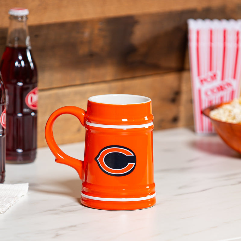 Chicago Bears Ceramic Stein Cup, 24oz