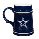 Dallas Cowboys Ceramic Stein Cup, 24oz