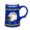 Los Angeles Chargers Ceramic Stein Cup, 24oz