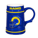 Los Angeles Rams Ceramic Stein Cup, 24oz