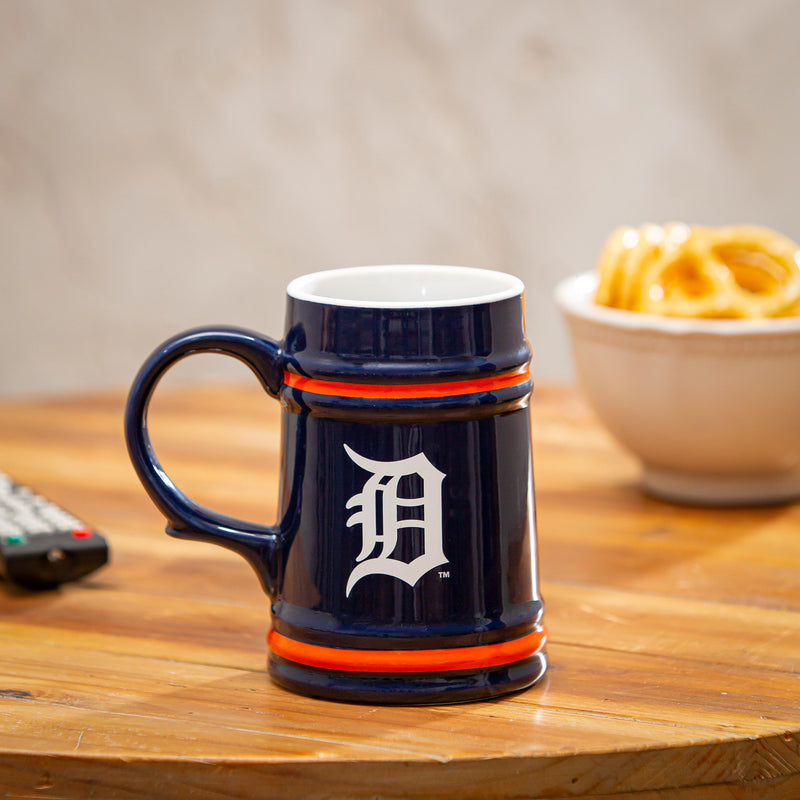 Detroit Tigers Ceramic Stein Cup, 24oz
