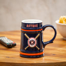 Houston Astros Ceramic Stein Cup, 24oz