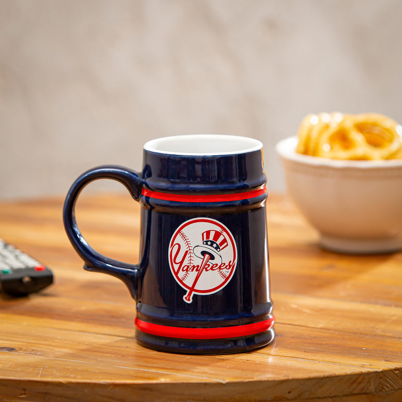 New York Yankees Ceramic Stein Cup, 24oz