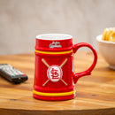 St Louis Cardinals Ceramic Stein Cup, 24oz