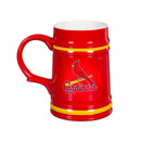 St Louis Cardinals Ceramic Stein Cup, 24oz