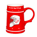 Detroit Red Wings Ceramic Stein Cup, 24oz