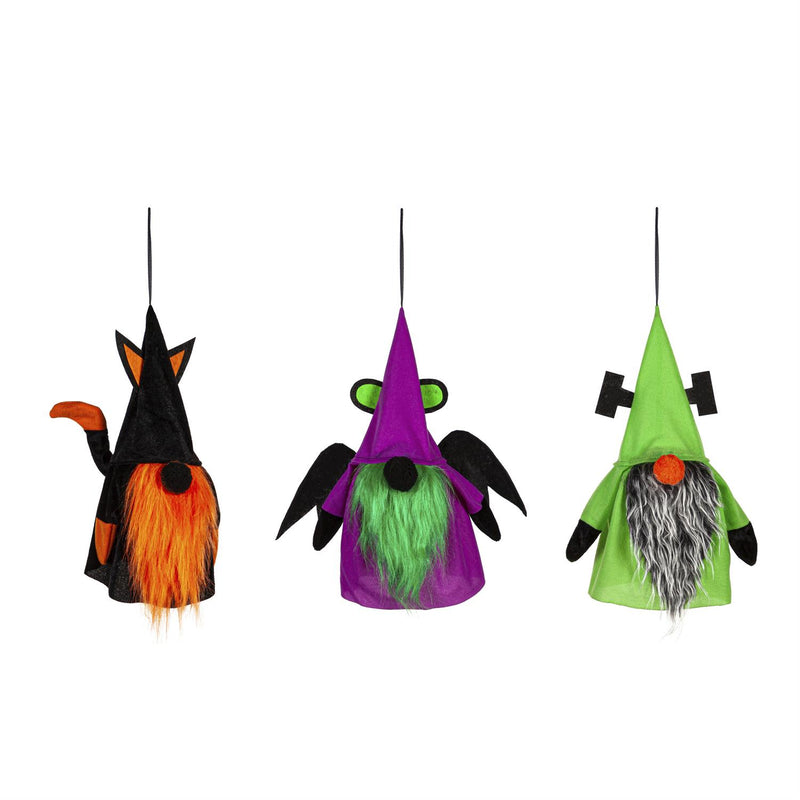 Hanging Halloween Gnome, 3 Asst