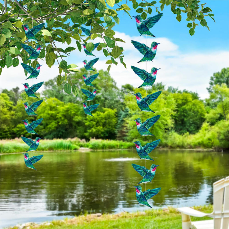Hummingbird and Daisy Trio Hanging Tree Décor