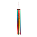 Evergreen Wind,Rainbow Ribbon Solar Powered Windsock,6x6x47 Inches