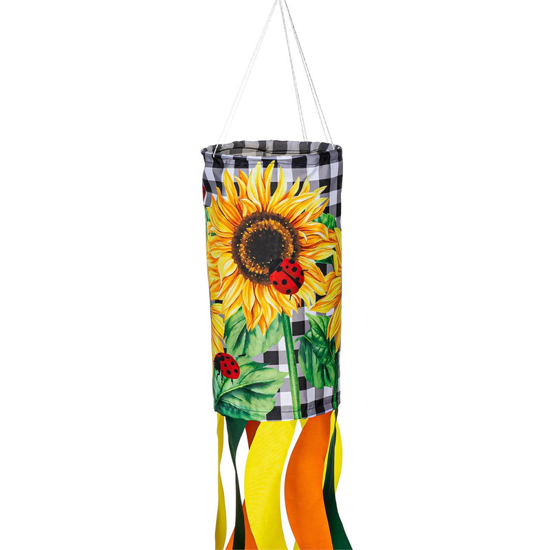 Sunflower Ladybugs Windsock