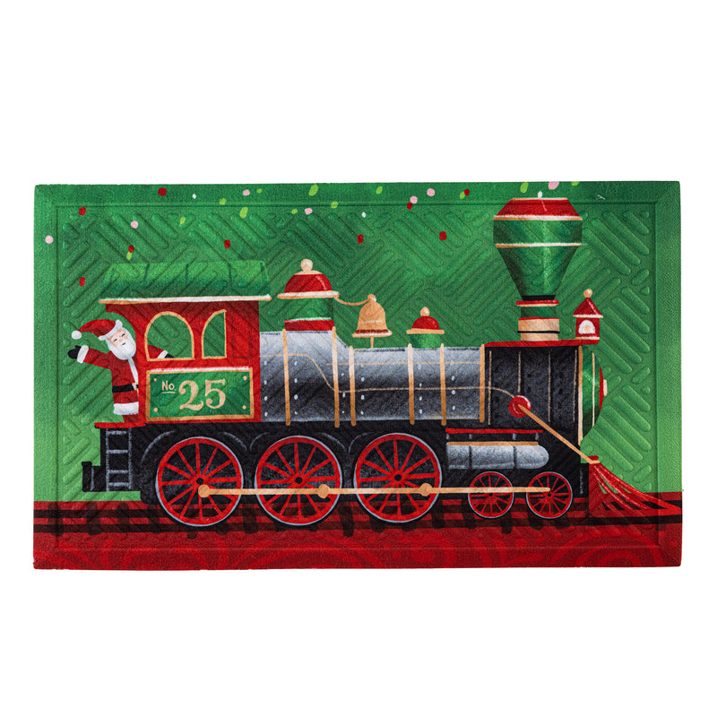 North Pole Express Embossed Mat