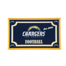 Embossed Door Mat, Los Angeles Chargers
