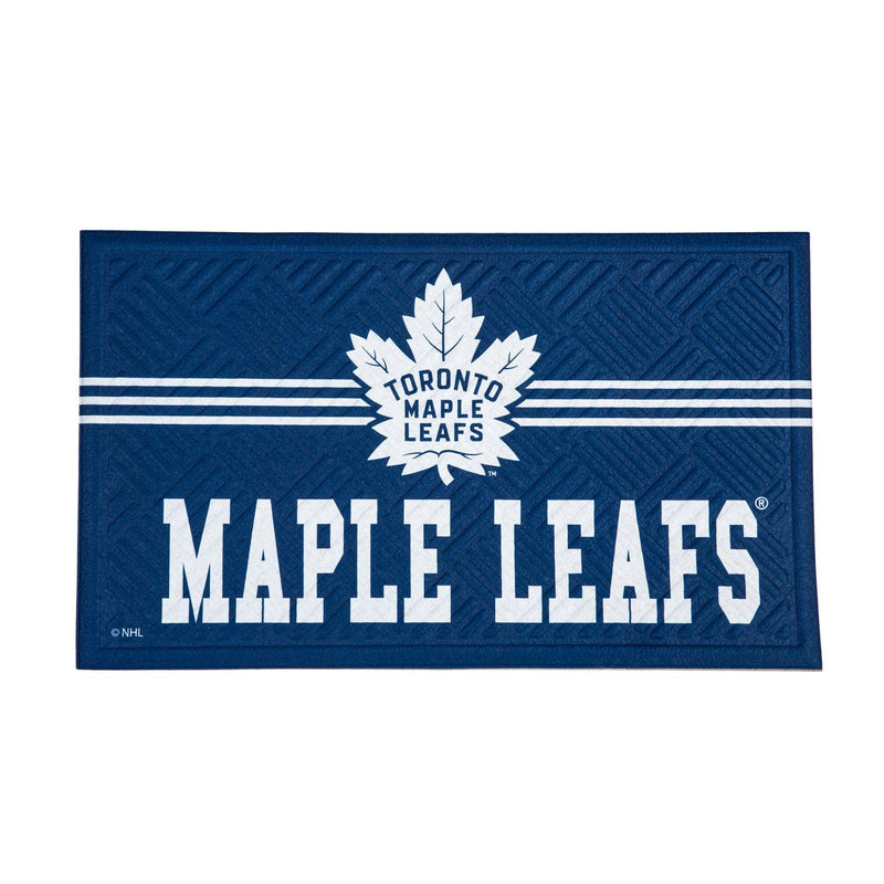 Embossed Mat, Cross Hatch, Toronto Maple Leafs