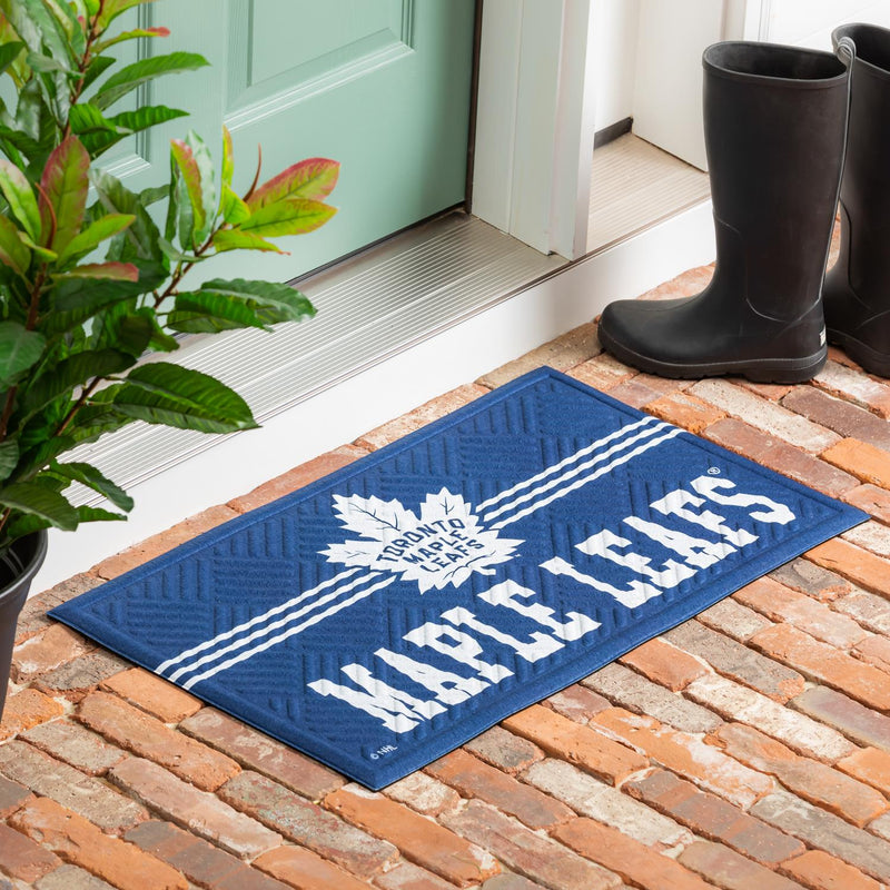 Embossed Mat, Cross Hatch, Toronto Maple Leafs