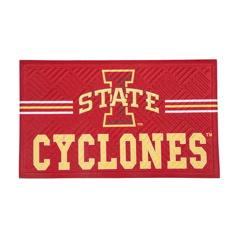 Embossed Mat, Cross Hatch, Iowa State University