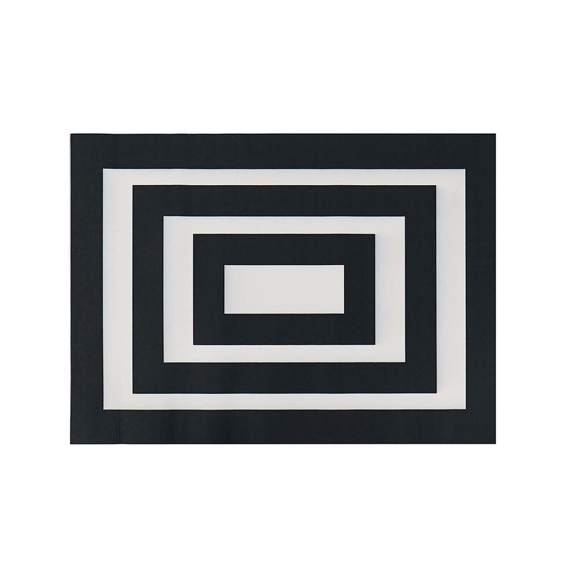 Black and White Frame Layering Mat