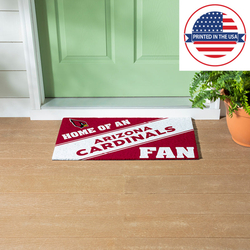 Arizona Cardinals, PVC Mat COLOR, Home of a Fan